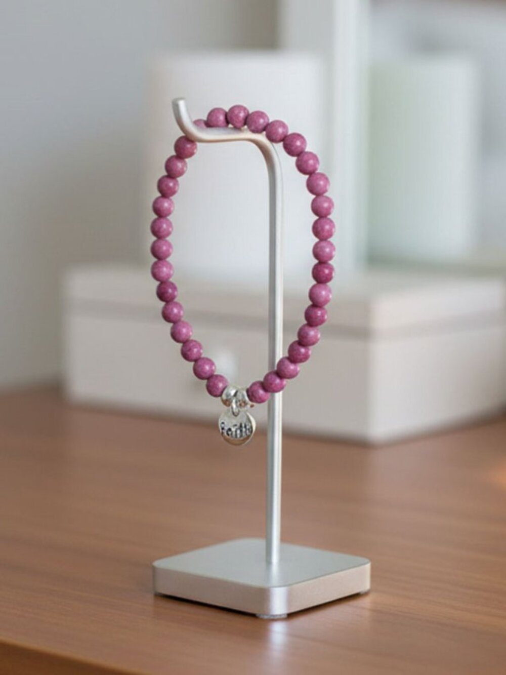 Bracelet - Little Girls Pink Beaded